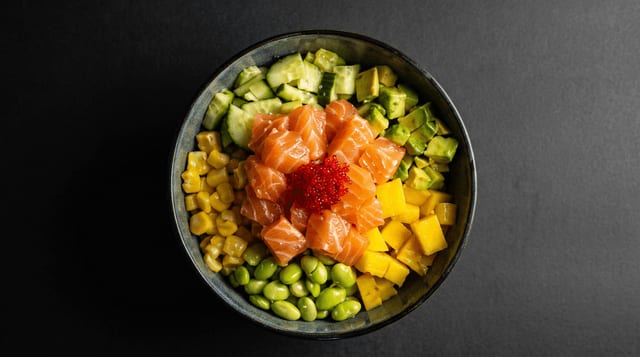 Salmon Poke Bowl.
