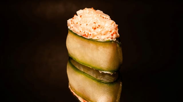 Scallop Tartare Gunkan.