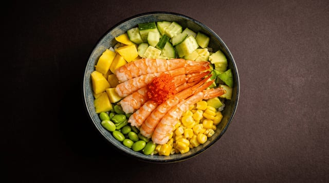 Shrimp Poke Bowl.