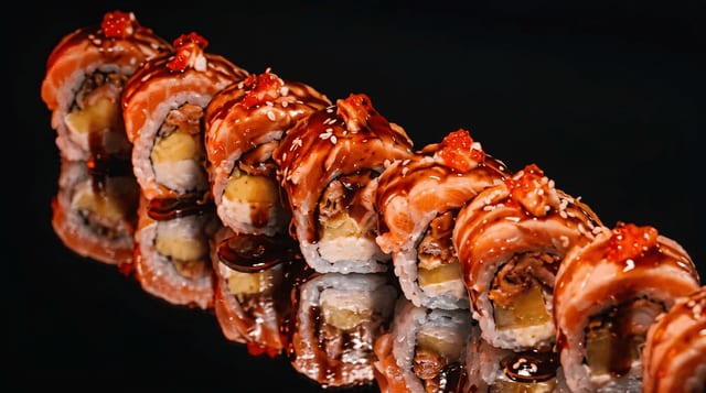 Grilled Salmon Bomb.