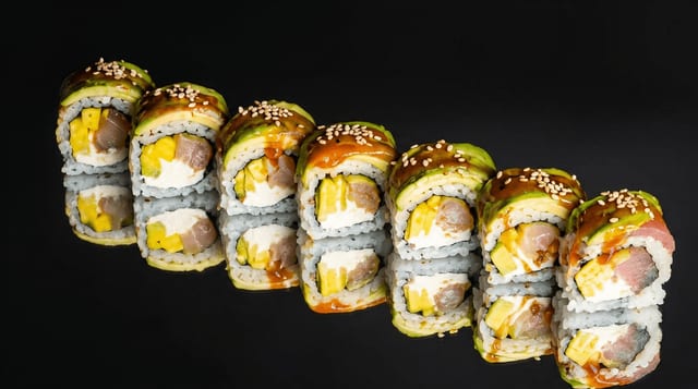 Ebi Avocado Roll.