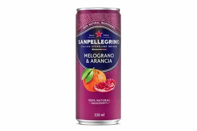 San Pellegrino Pomegranate & Orange.