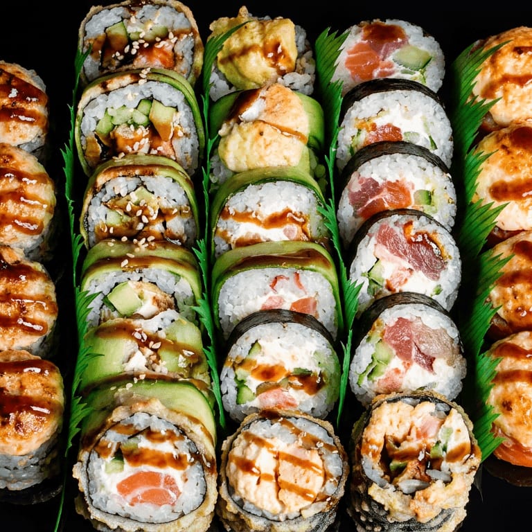 Delicious Rainbow Roll Experience