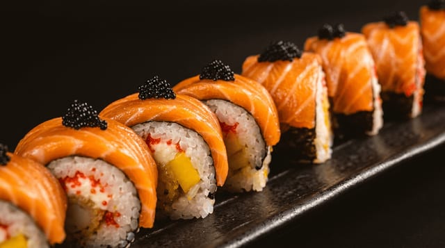 Futomaki Salmon.