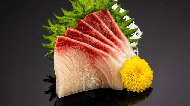 Hamachi Sashimi.