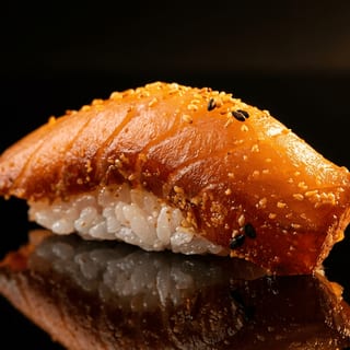 Karakuchi Salmon Nigiri