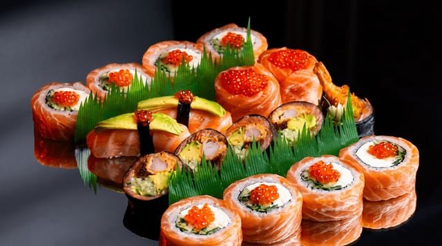 Salmon Set Deluxe.